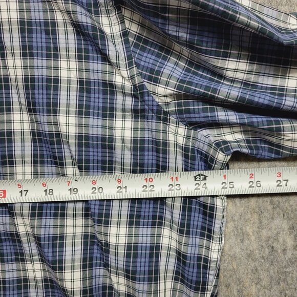 Peter Millar Button Up Shirt Mens XL Plaid Business Casual Long Sleeve - Picture 10 of 12